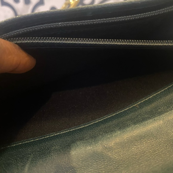 GUC Chanel Camellia bifold wallet green - Picture 11 of 12